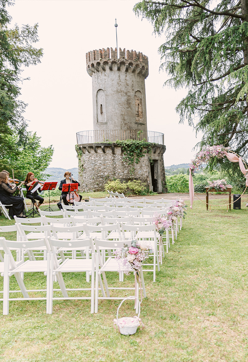 Gartenhochzeit in der Villa le due Torrette