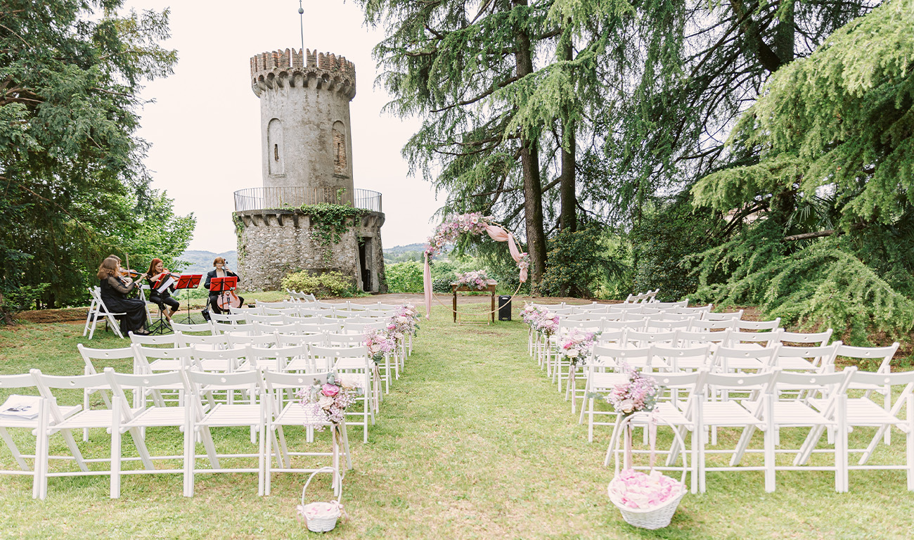 Garden wedding Villa Le due Torrette